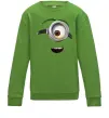 Детский Свитшот Міньйон обличчя Лаймовый фото