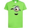 Детская футболка Міньйон обличчя Лаймовый фото