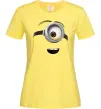 Жіноча футболка Міньйон обличчя Лимонний фото
