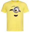 Мужская футболка Міньйон обличчя Лимонный фото