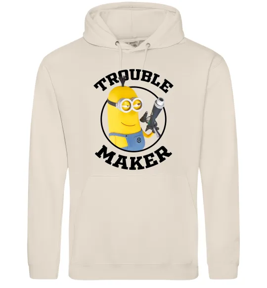 Мужская толстовка (худи) Trouble maker minion Таш фото