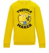 Дитячий світшот Trouble maker minion Сонячно жовтий фото