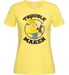 Жіноча футболка Trouble maker minion Лимонний фото