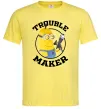 Чоловіча футболка Trouble maker minion Лимонний фото