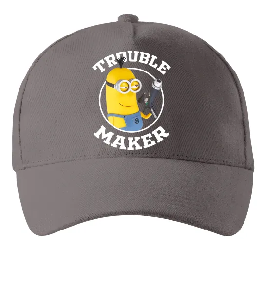 Кепка Trouble maker minion Серый фото
