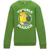 Дитячий світшот Trouble maker minion Лаймовий фото