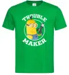 Чоловіча футболка Trouble maker minion Зелений фото