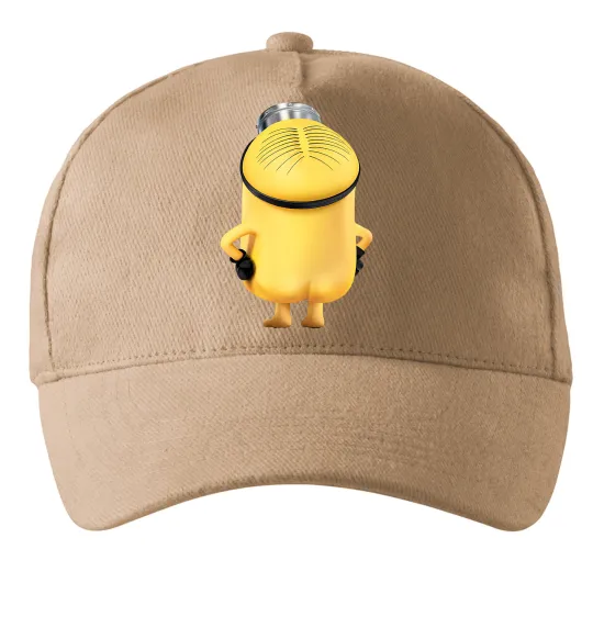 Кепка Міньйон спиною Пісочний фото