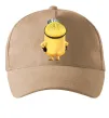 Кепка Міньйон спиною Пісочний фото