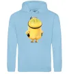 Женская толстовка (худи) Міньйон спиною Голубой фото