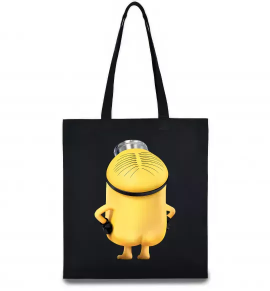 Еко-сумка Міньйон спиною Чорний фото