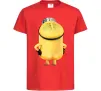 Дитяча футболка Міньйон спиною Червоний фото
