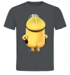 Мужская футболка Міньйон спиною Графит фото