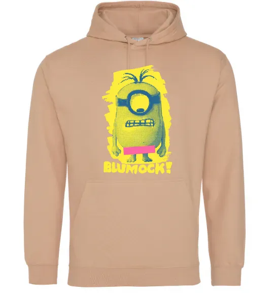 Женская толстовка (худи) Minion blumock Песочный фото