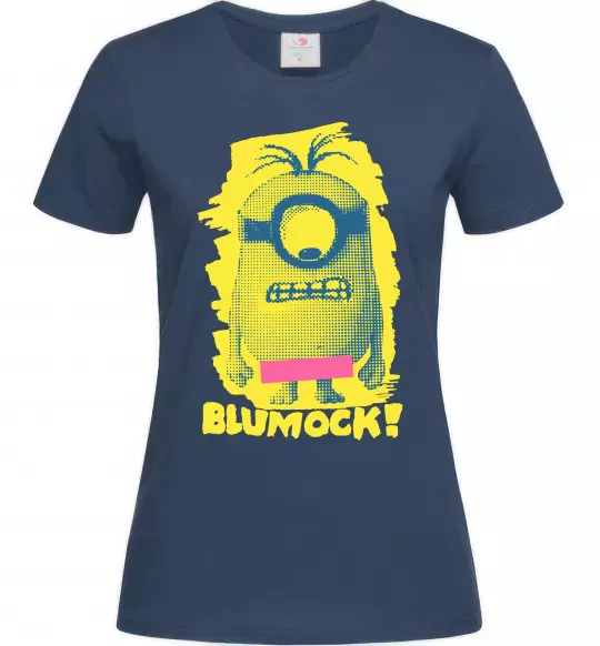 Женская футболка Minion blumock Темно-синий фото