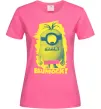 Женская футболка Minion blumock Ярко-розовый фото