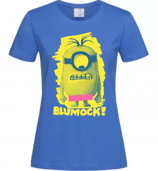 Женская футболка Minion blumock Ярко-синий фото