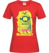 Женская футболка Minion blumock Красный фото