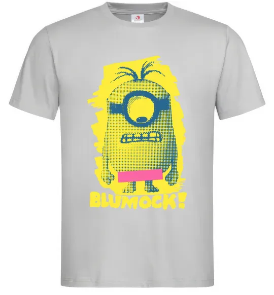 Мужская футболка Minion blumock Серый фото