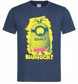 Чоловіча футболка Minion blumock Темно-синій фото