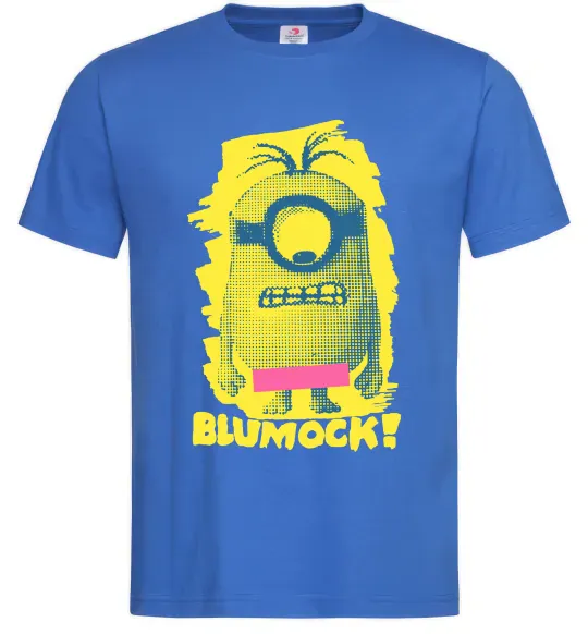 Мужская футболка Minion blumock Ярко-синий фото