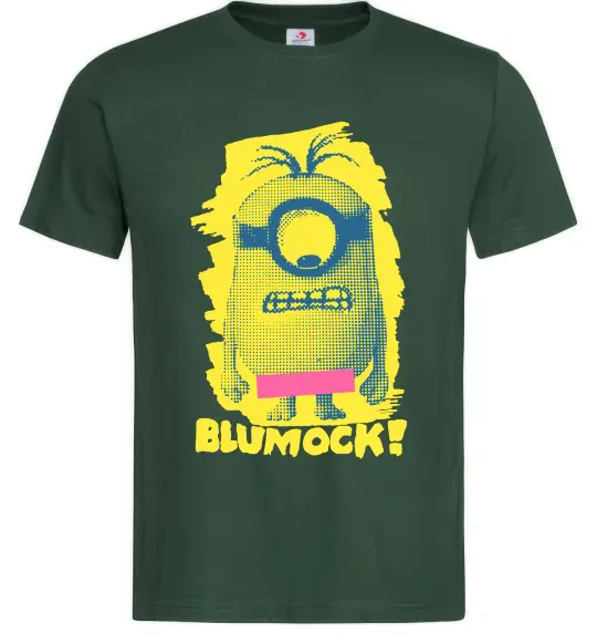 Мужская футболка Minion blumock Темно-зеленый фото