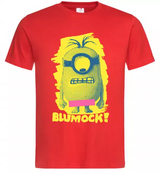 Мужская футболка Minion blumock Красный фото