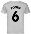 Мужская футболка Pogba 6 Спина Серый фото