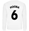Свитшот Pogba 6 Спина Белый фото