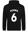 Женская толстовка (худи) Pogba 6 Спина Черный фото