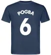 Мужская футболка Pogba 6 Спина Темно-синий фото
