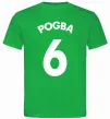 Мужская футболка Pogba 6 Спина Зеленый фото