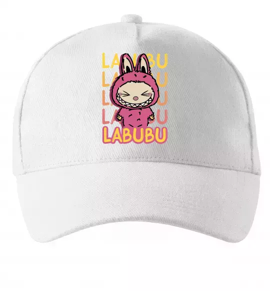 Кепка Cute Labubu Белый фото