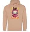 Мужская толстовка (худи) Cute Labubu Песочный фото