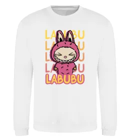 Світшот Cute Labubu Білий фото