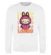 Світшот Cute Labubu Білий фото