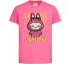Дитяча футболка Cute Labubu Яскраво-рожевий фото