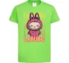 Дитяча футболка Cute Labubu Лаймовий фото