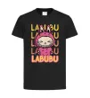 Дитяча футболка Cute Labubu Чорний фото