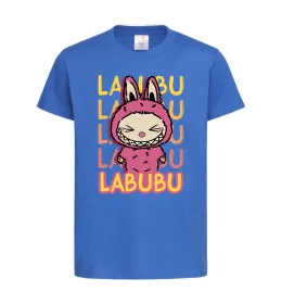 Дитяча футболка Cute Labubu Яскраво-синій фото