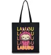 Эко-сумка Cute Labubu Черный фото