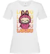 Женская футболка Cute Labubu Белый фото