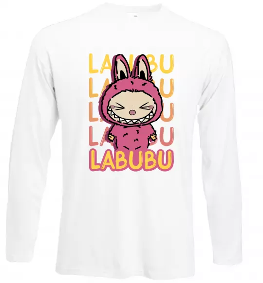 Лонгслив Cute Labubu Белый фото