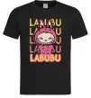 Чоловіча футболка Cute Labubu Чорний Чоловіча футболка Cute Labubu Чорний фото