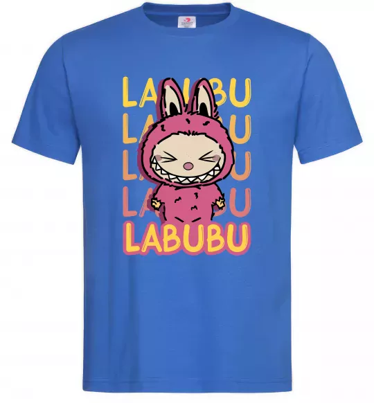 Чоловіча футболка Cute Labubu Яскраво-синій фото