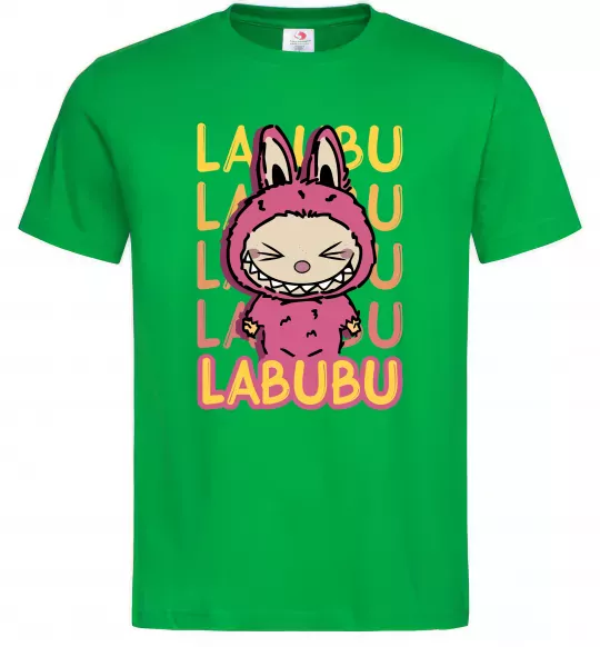 Чоловіча футболка Cute Labubu Зелений фото