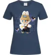 Женская футболка Fashion Labubu Темно-синий Женская футболка Fashion Labubu Темно-синий фото