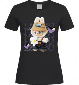 Женская футболка Fashion Labubu Черный фото