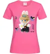Женская футболка Fashion Labubu Ярко-розовый Женская футболка Fashion Labubu Ярко-розовый фото