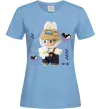 Женская футболка Fashion Labubu Голубой Женская футболка Fashion Labubu Голубой фото